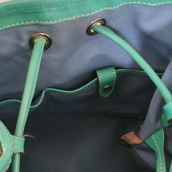 Dooney & Bourke 1975 Signature Paint Splatter Drawstring Bag & Matching Wallet - Picture 14 of 16